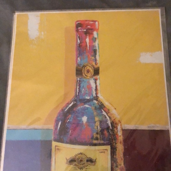 Wine Bottle Print - Picture 2 of 7